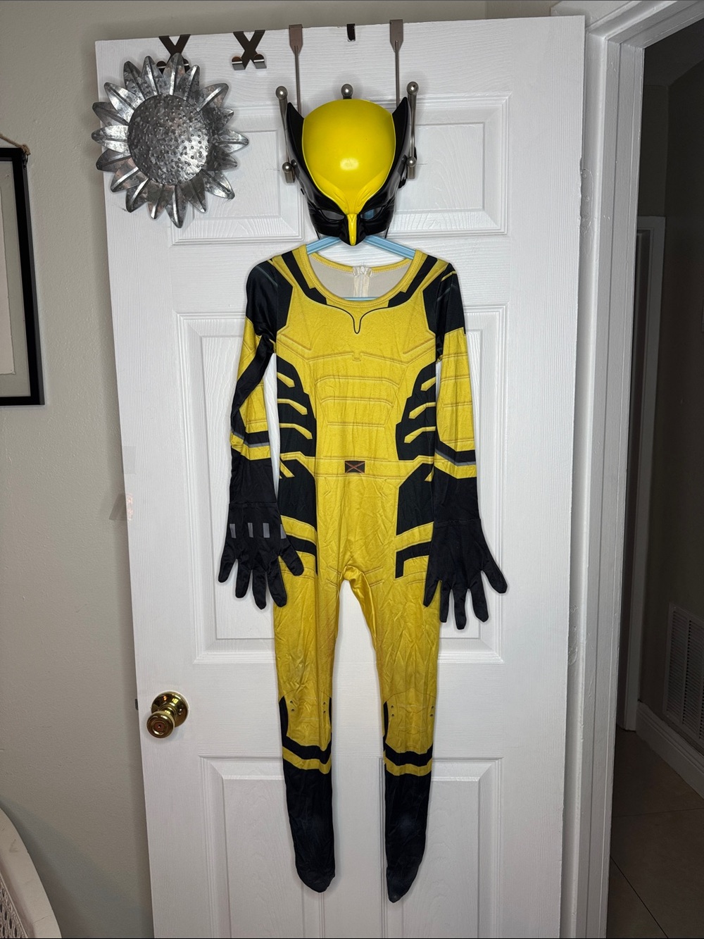 Marvel Wolverine Kida Superhero Costume - Classic Masked Suit Sz Small